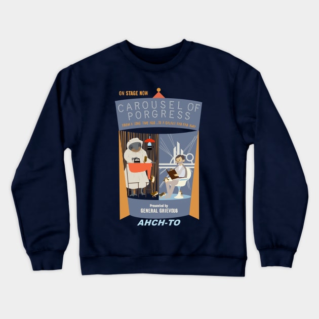 Carousel of Porgress Crewneck Sweatshirt by disneydorky